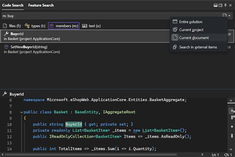 New IDE features in Visual Studio v17.11 .